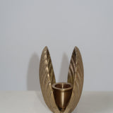 Brass Clam Candle Holder