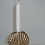 Brass Clam Candle Holder