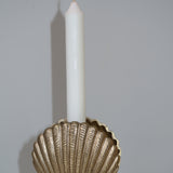 Brass Clam Candle Holder