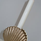 Brass Clam Candle Holder