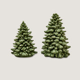 Large Noel Christmas Tree Candle (Green)