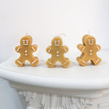 Gingerbread candle (set of 3)