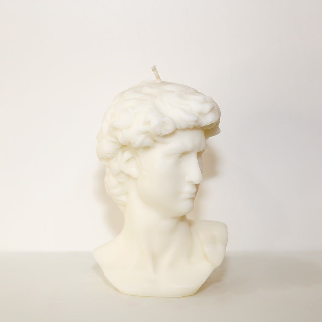King David Bust Candle