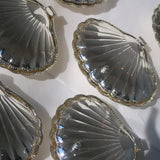 Silver Clam Candle Holder - 4 Pack (Wholesale Bundle)
