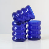 Squiggle Glass (Blue)