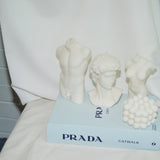 King David Bust Candle