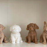 Cavalier King Charles Spaniel Candle (White)