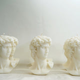 King David Bust Candle