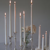 Silver Candle Holders Set
