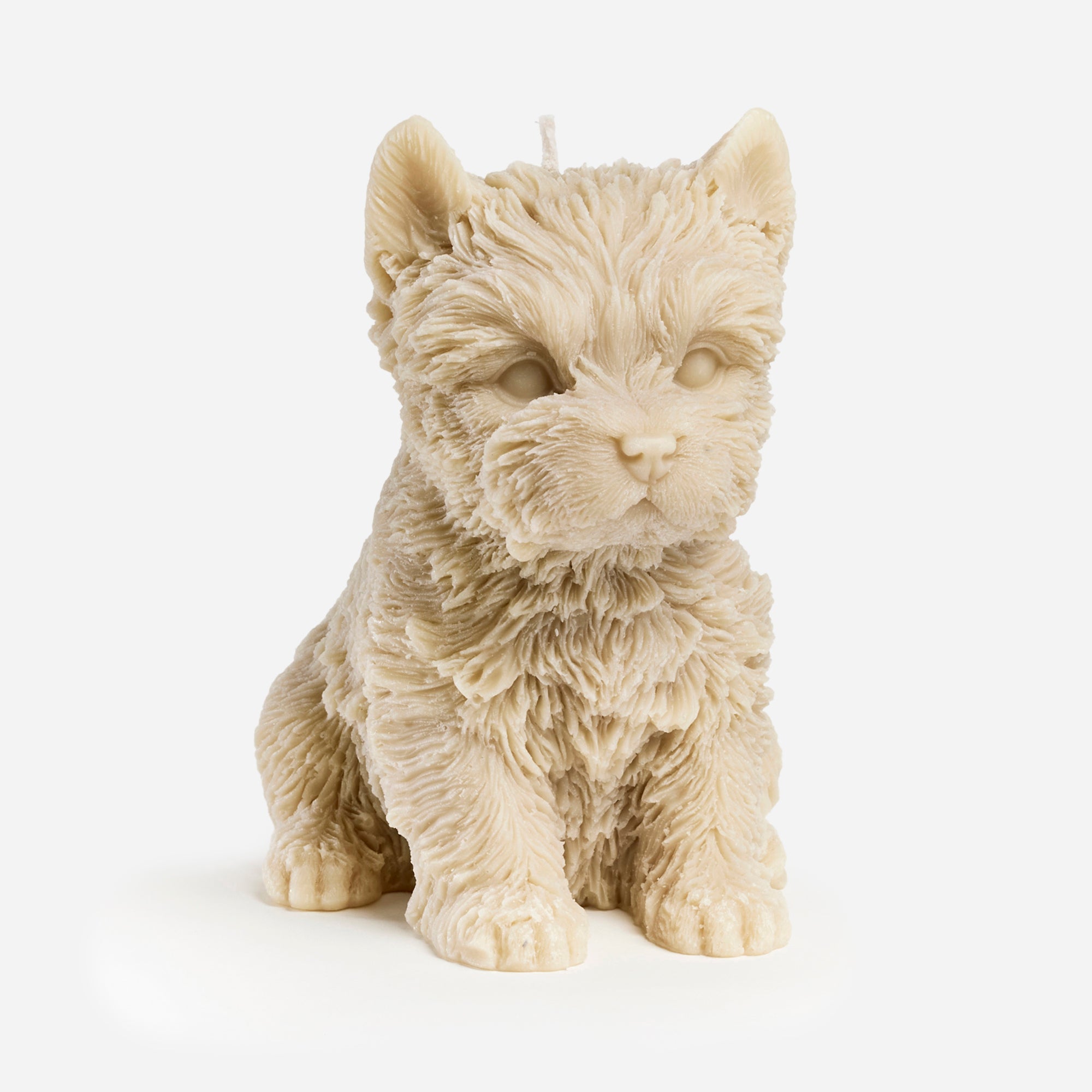 Yorkshire Terrier Candle (White)