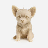 Chihuahua Candle (White)