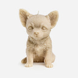 Chihuahua Candle (Brown)