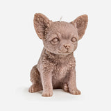 Chihuahua Candle (Brown)