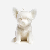 Chihuahua Candle (White)