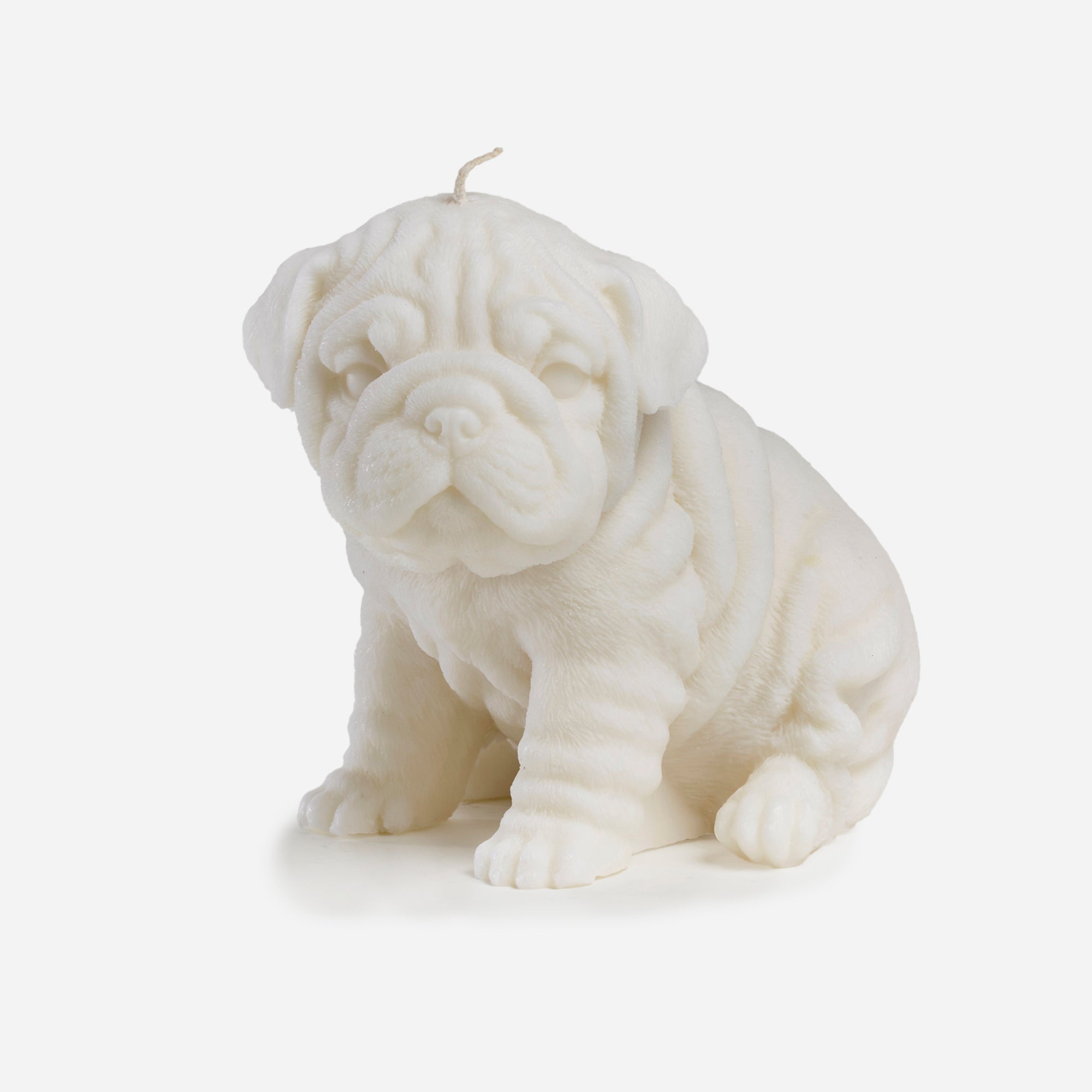 English Bulldog Candle (Blonde)