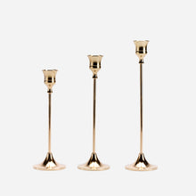 Load image into Gallery viewer, Vintage Candle Holders (3 sizes - French gold)
