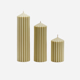 Large Marlow Pillar Candle (Olive)