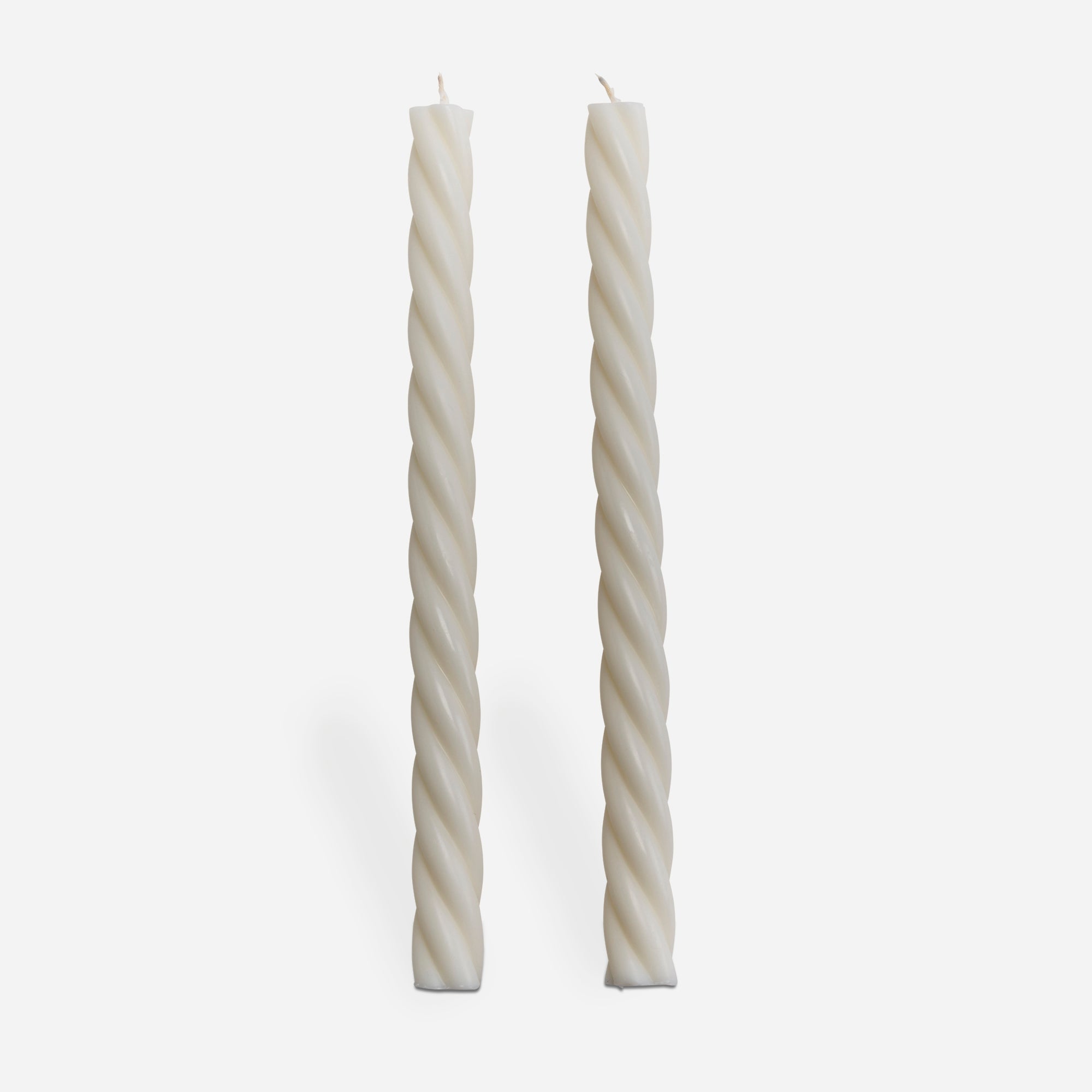 🎁 Harlow roped candlestick (set of 2 - White) (100% off)