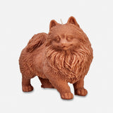 Pomeranian Candle (Brown)