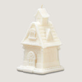 Gingerbread House Candle (White)