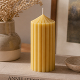 Marlow Beeswax Pillar Candle