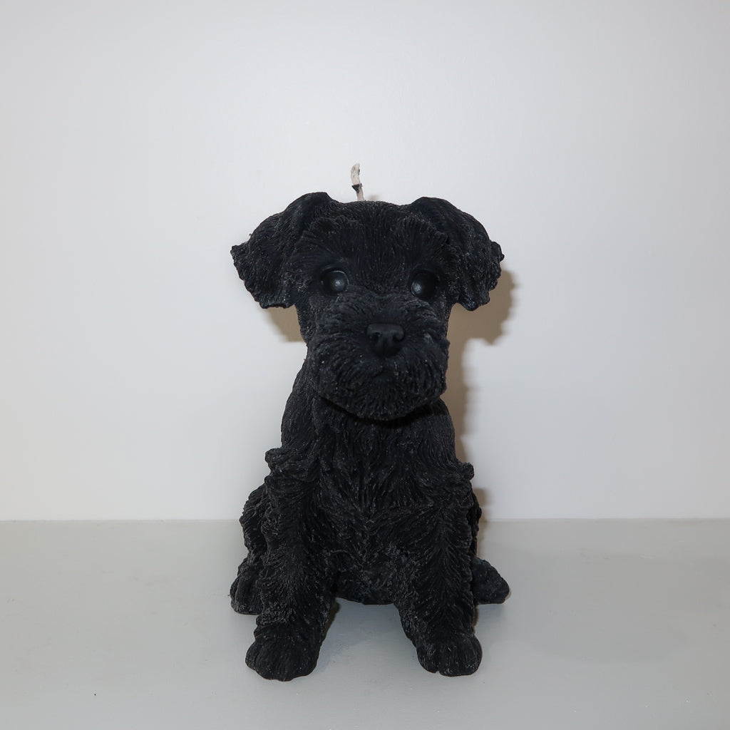 Stuffed black 2024 miniature schnauzer