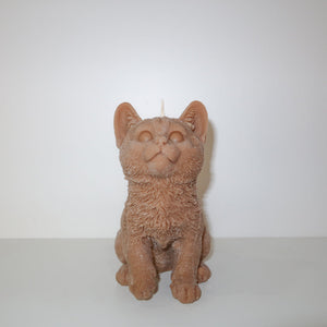 Cat Candle (Brown)