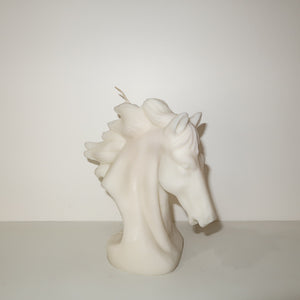 Horse Candle (White)