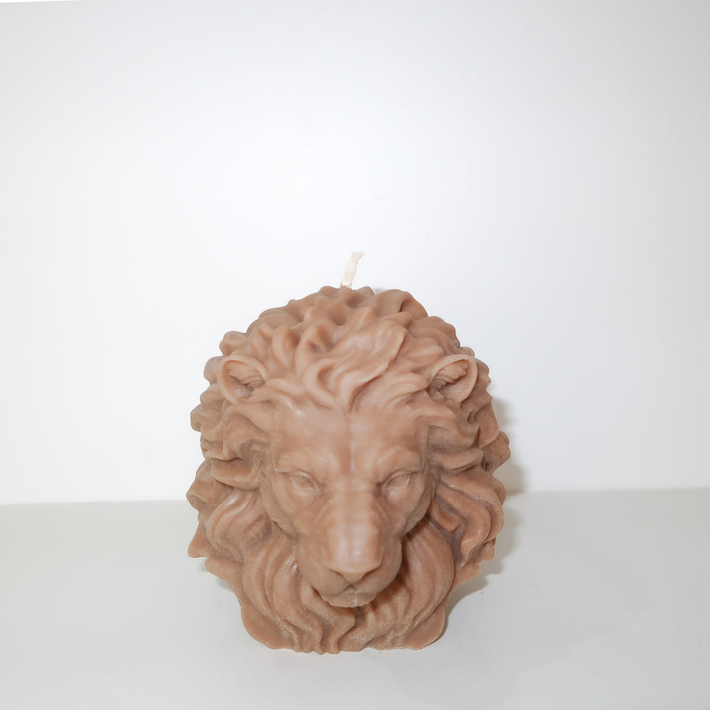 Lion Candle (Brown)