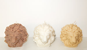 Lion Candle (Brown)