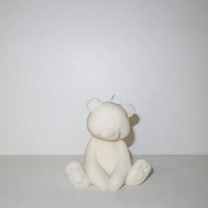Teddy Bear Candle (Brown)