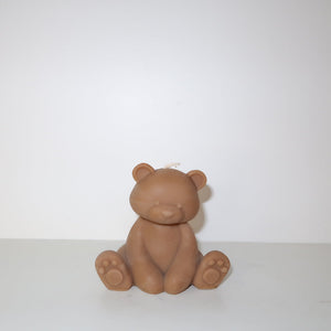 Teddy Bear Candle (Pink)