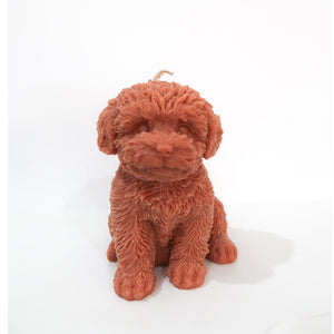 Cavoodle candle (Terracotta)