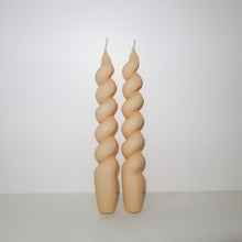 Load image into Gallery viewer, Small Sunday Swirl Candle (Set of 2 - Ivory)
