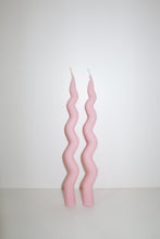 Load image into Gallery viewer, Squiggle Candle (Set of 2 - White)
