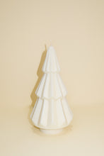 Load image into Gallery viewer, Nordic Christmas Tree Candle (White)
