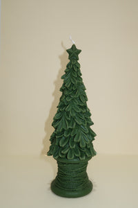 Star Christmas Tree Candle (Green)