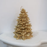 Large Noel Christmas Tree Candle (Gold)