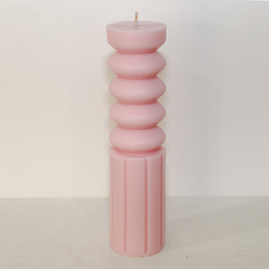 Natalie Sculpture Candle (White)