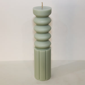 Natalie Sculpture Candle (White)