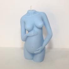 Load image into Gallery viewer, Pregnant Lady Candle (White)
