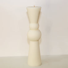 Load image into Gallery viewer, Dominique ridge taper candle - 27cm (Sage)
