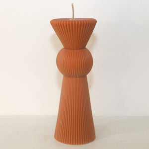 Small Dominique Pillar -19.5cm (Ivory)
