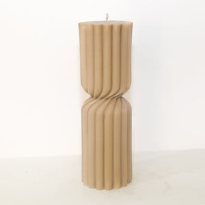 Medium Twisted Marlow Pillar - (White)