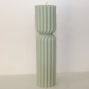 Large Twisted Marlow Pillar - (Terracotta)