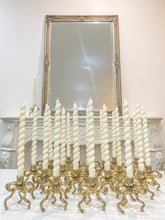 Load image into Gallery viewer, (Pre Order) Silver Coated Brass Bow Candle Holder - Arriving Late May
