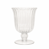 Elara - Fluted Pedestal Vase
