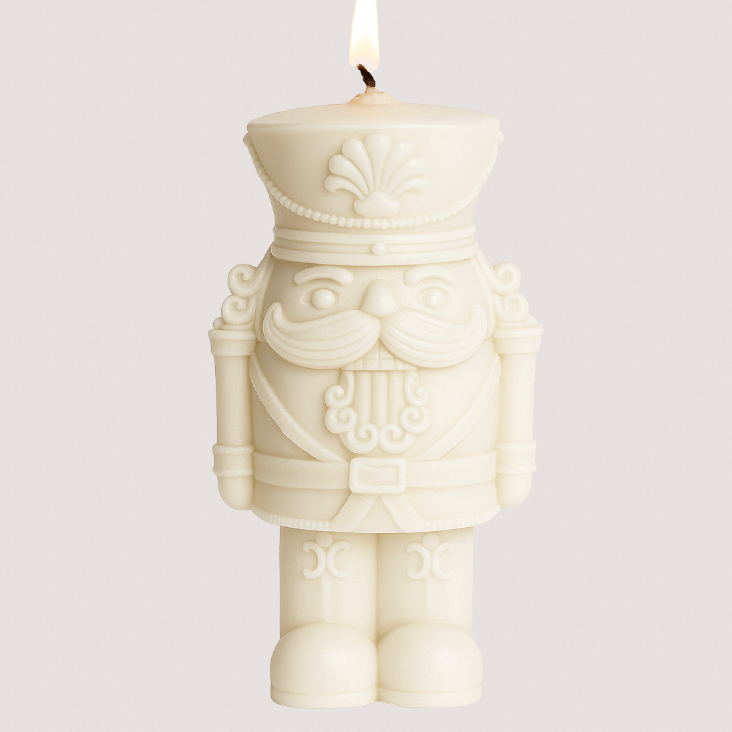 Grumpy Nutcracker Candle