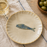 Ceramic Sardine Plate 14.5cm