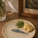 Ceramic Sardine Plate 14.5cm